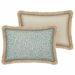 Housse de coussin Maya | Bleu Glacier