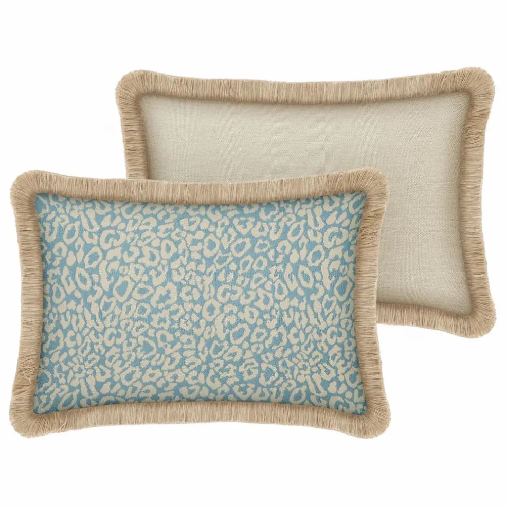 Housse de coussin Maya | Bleu Glacier