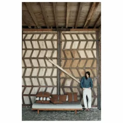 Housse de coussin Miles | Tabac