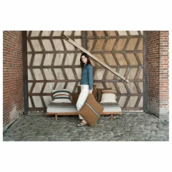 Housse de coussin Miles | Tabac