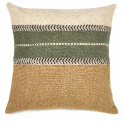 Housse de coussin Montana en laine | Doré