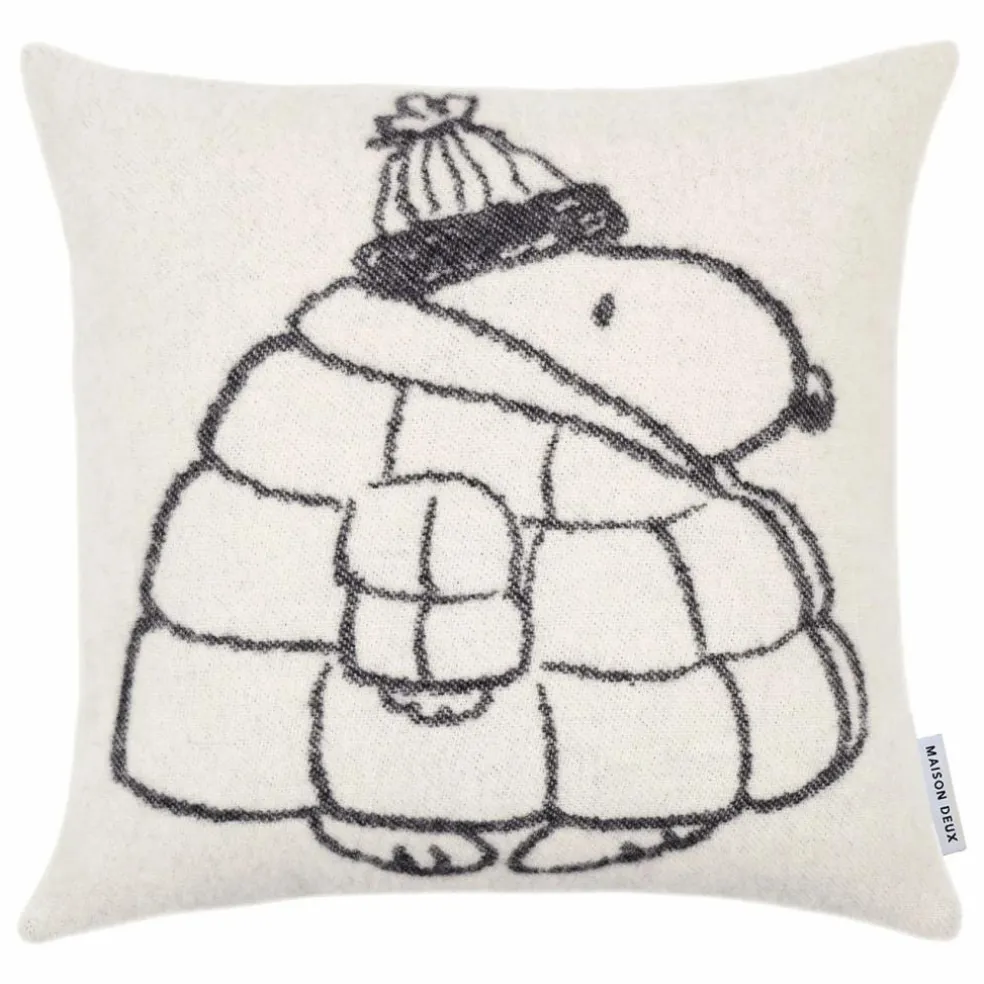 Housse de coussin Peanuts Doudoune | Blanc