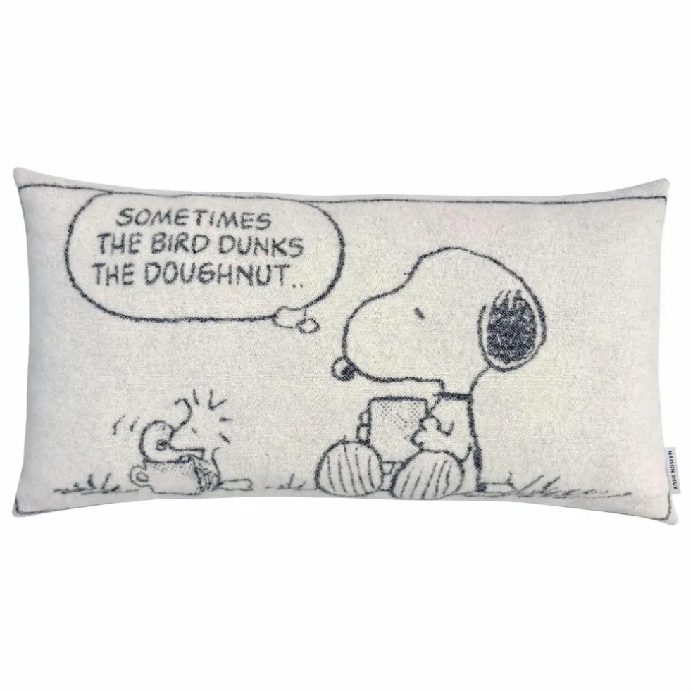 Housse de coussin Peanuts Comic | Noir