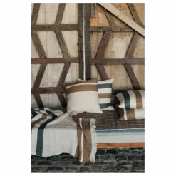 Housse de coussin Railroad Stripe | Ecru