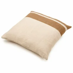 Housse de coussin Railroad Stripe | Ecru