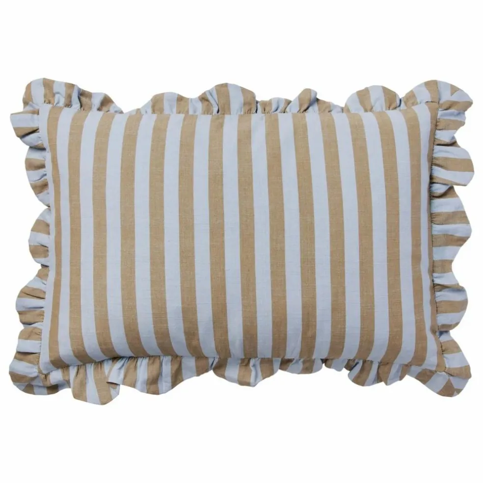 Housse de coussin rectangulaire Ina | Bleu