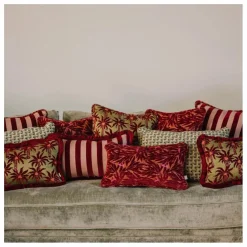 Housse de coussin réversible Laura x Jackie | Olive
