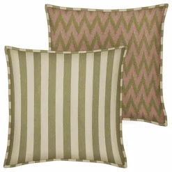 Housse de coussin réversible Jackie x Rosita | Olive