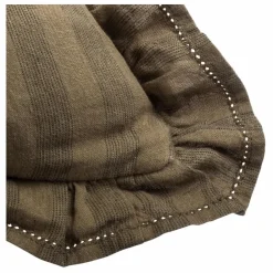 Housse de coussin Sandhills volantée | Marron