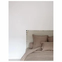 Housse de coussin Sandhills volantée | Brun roux
