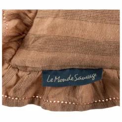 Housse de coussin Sandhills volantée | Brun roux