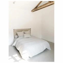 Housse de coussin Sandhills volantée | Blanc cassé