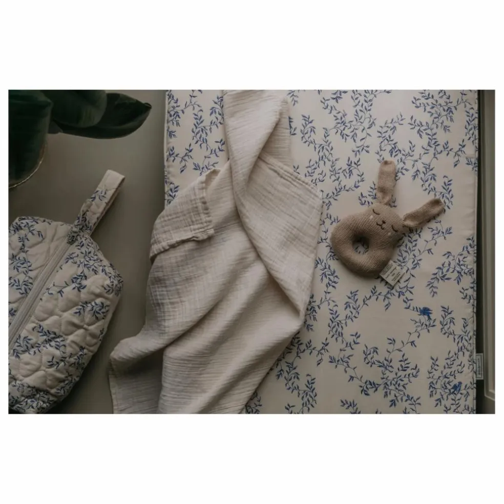 Housse de matelas à langer Jardim | Cobalt