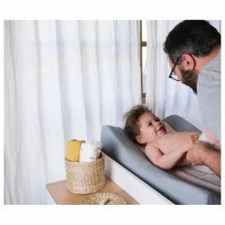 Housse de matelas à langer Sofalange | Gris clair