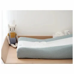 Housse de matelas à langer Sofalange | Vert d'eau