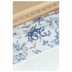 Housse de matelas à langer Toile de Jouy | Bleu marine