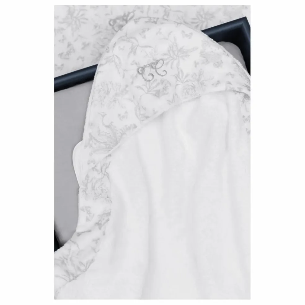 Housse de matelas à langer Toile de Jouy | Gris