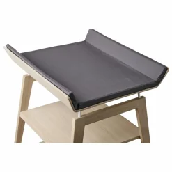Housse de matelas à langer Linéa | Gris