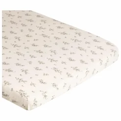 Housse de matelas à langer Bluebell en mousseline de coton | Crème