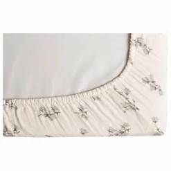 Housse de matelas à langer Bluebell en mousseline de coton | Crème
