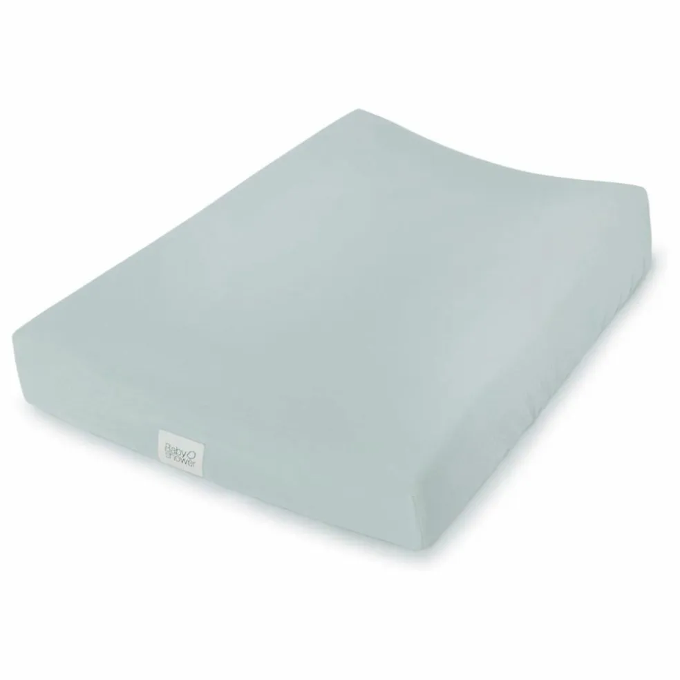 Housse de matelas à langer | Bleu ciel