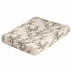 Housse de matelas à langer Honeysuckle en mousseline de coton | Ecru