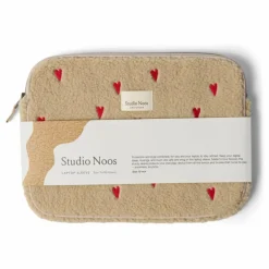 Housse d'ordinateur Hearts | Ecru
