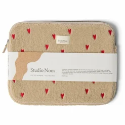 Housse d'ordinateur Hearts | Ecru