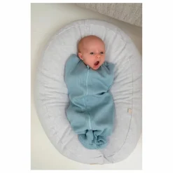 Housse pour nid bébé en coton bio | Gris chiné