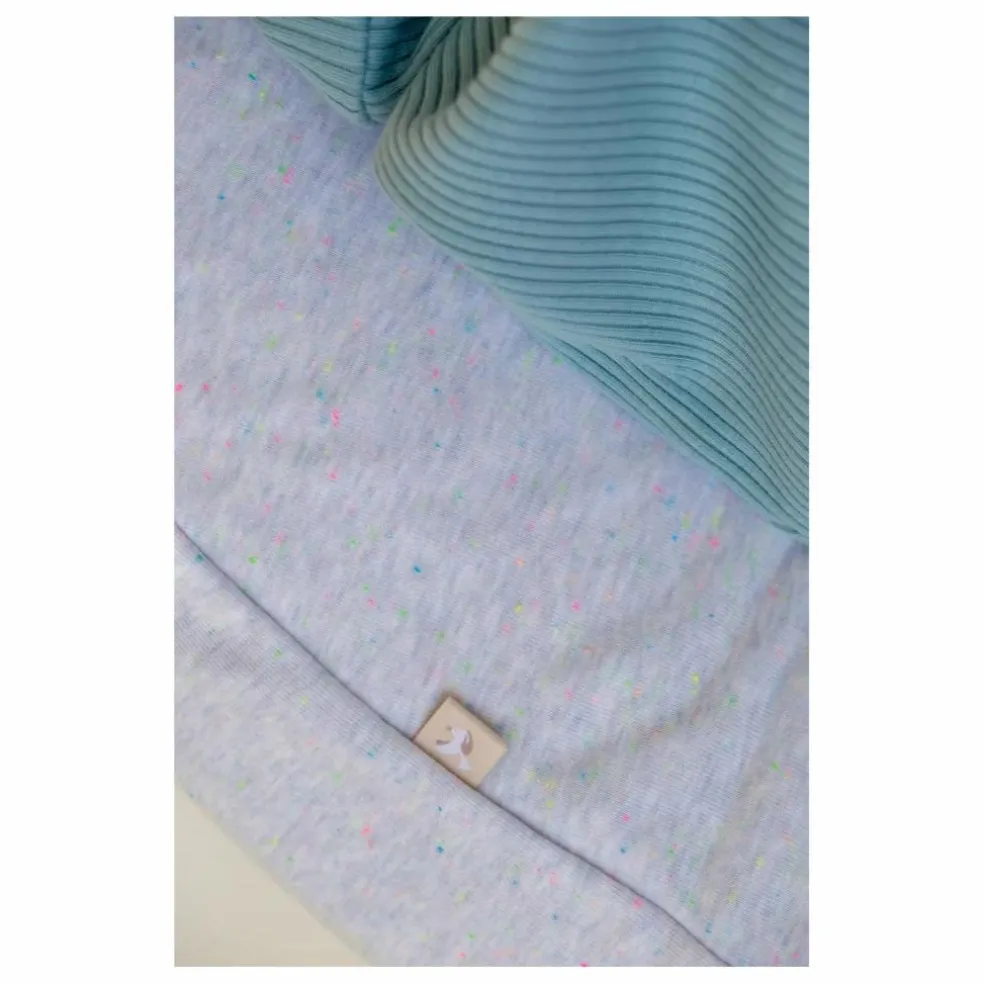 Housse pour nid bébé en coton bio | Gris chiné