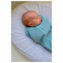 Housse pour nid bébé en coton bio | Gris chiné