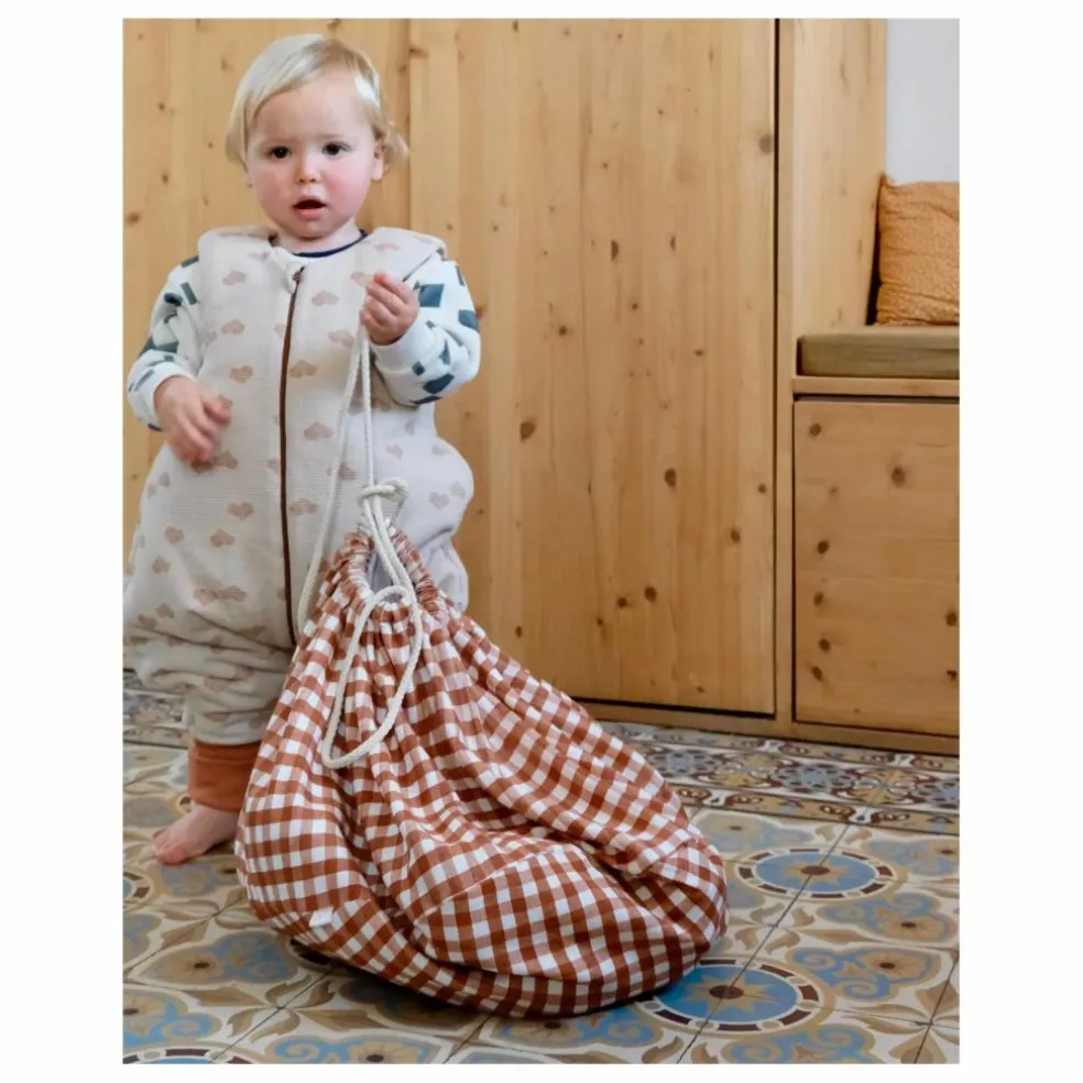Housse pour nid bébé multi-usage Vichy | Caramel
