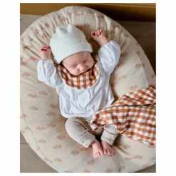 Housse pour nid bébé multi-usage Cœur | Crème