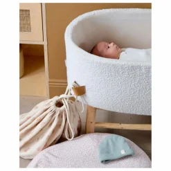 Housse pour nid bébé multi-usage Cœur | Crème