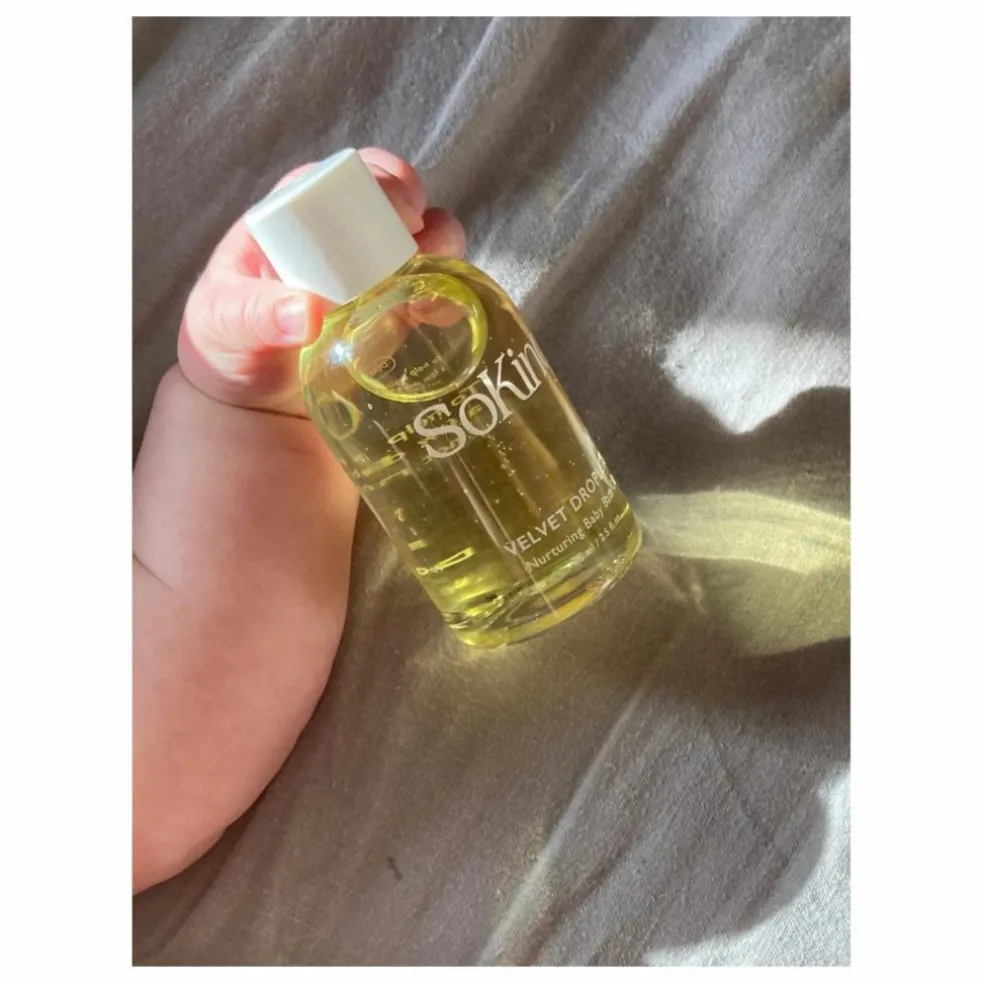 Huile de bain bébé Velvet Droplets - 75 ml