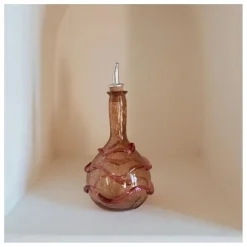 Huilier en verre Roméo | Rose