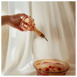 Huilier en verre Roméo | Rose