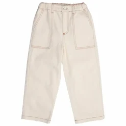 Jean Baggy Coton Bio | Ecru