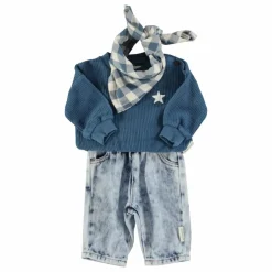 Jean Droit Délavé Bébé | Bleu Clair