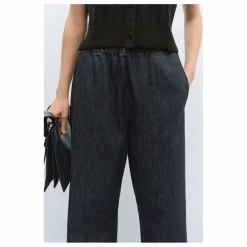 Jean Elastiqué Relaxed Coton Bio | Noir