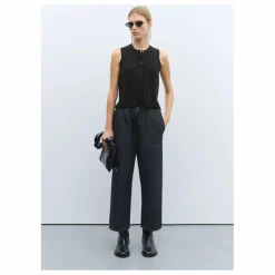 Jean Elastiqué Relaxed Coton Bio | Noir