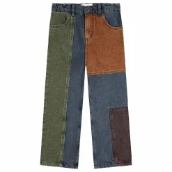 Jean Empiècements Coton Bio | Gris