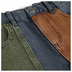 Jean Empiècements Coton Bio | Gris