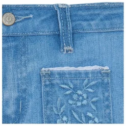 Jean Flare Brodé | Bleu
