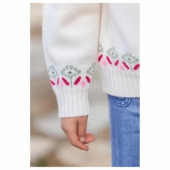 Jean Flare Brodé | Bleu