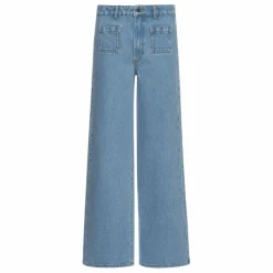 Jean Flare en Coton Bio | Denim bleached