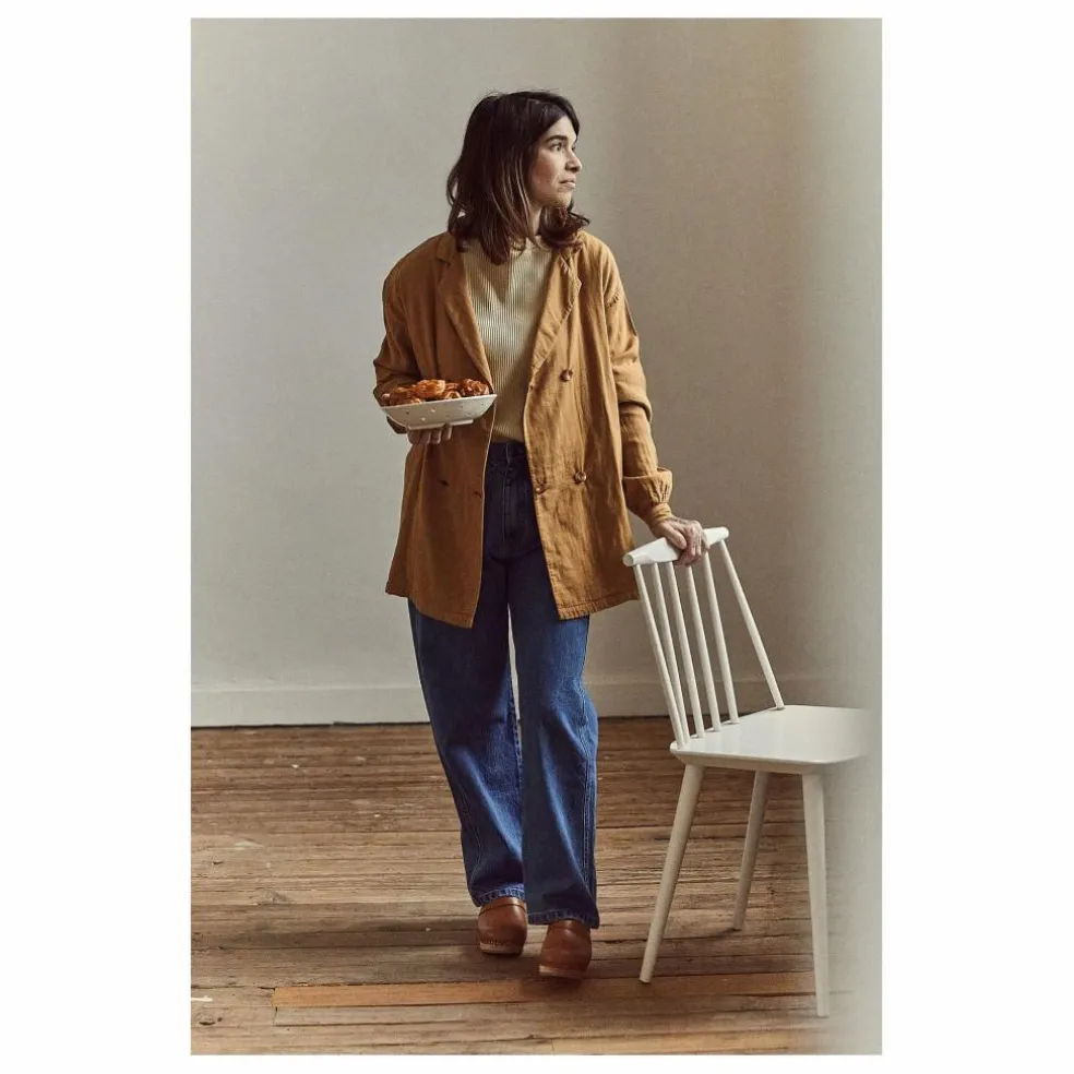 Jean Gentiane Coton Bio - Collection Femme | Bleu