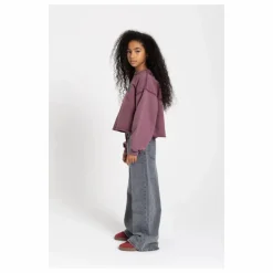 Jean Large April | Denim gris