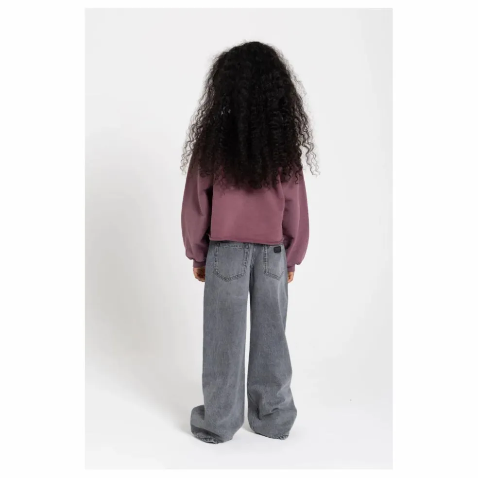Jean Large April | Denim gris