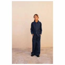 Jean Large Surpiqûres | Denim brut